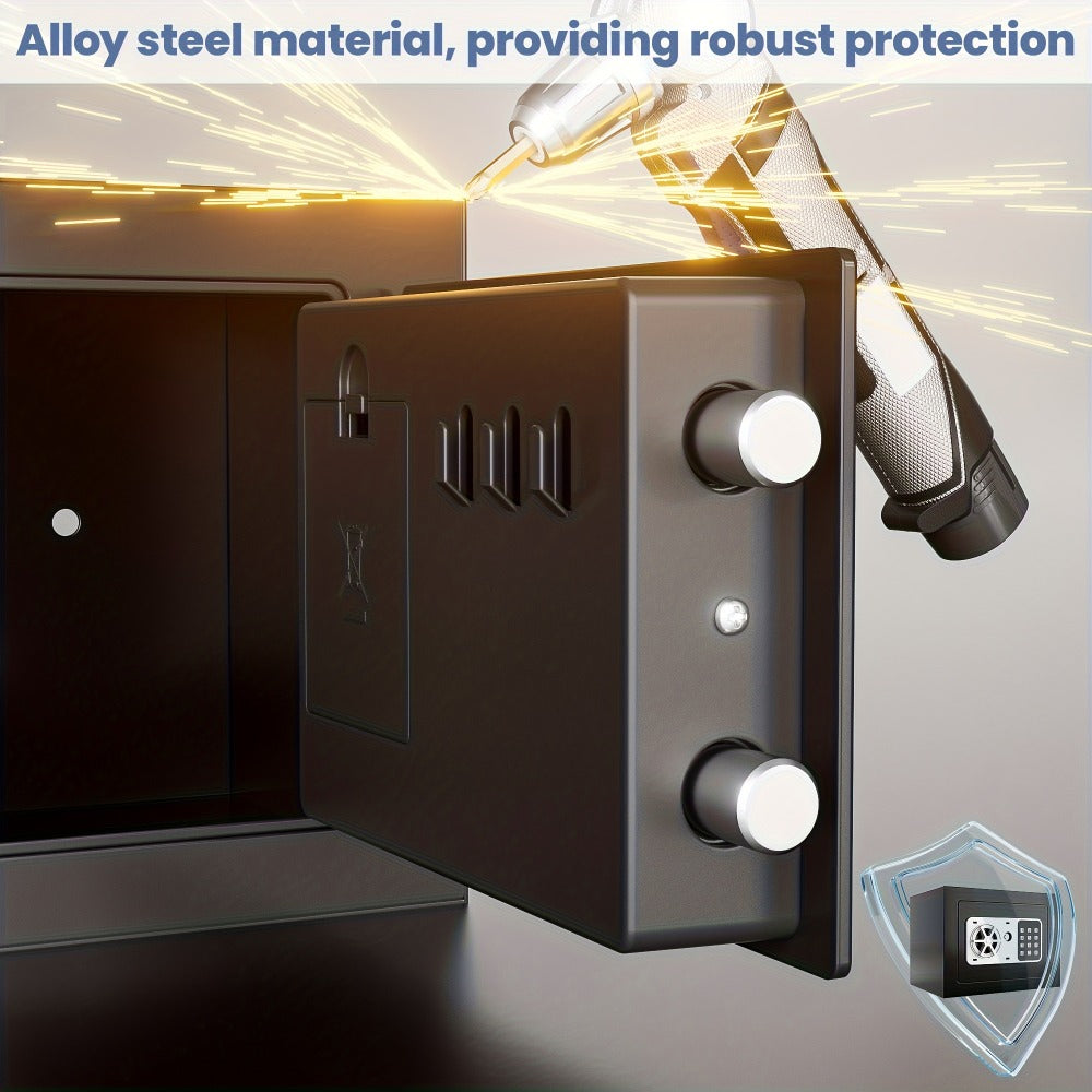 Fingerprint Safe Box with Password and Key Lock 0.3 0.8 1.13 1.71 Cu Ft Home Security Safe for Entryways, Bedrooms and Living Spaces