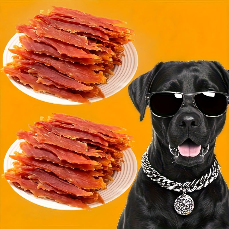 Duck Jerky Chicken Freeze-Dried Dog Treats Sharing Pack Soft Chewy Healthy Digestible Training Reward Snacks for Small Medium Large Dogs