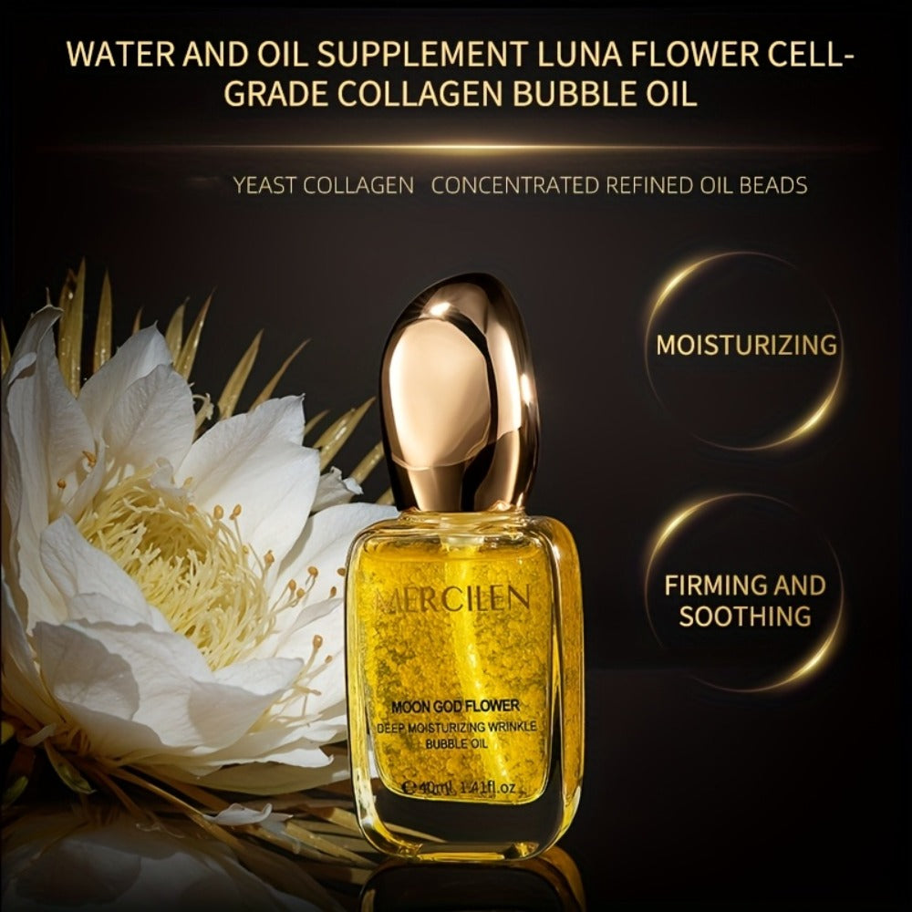 Bubble Cleansing Face Oil with Niacinamide & Hyaluronic Acid - Deep Foaming Oil Cleanser Pore for Bath Time, Home Spa and Personal Care