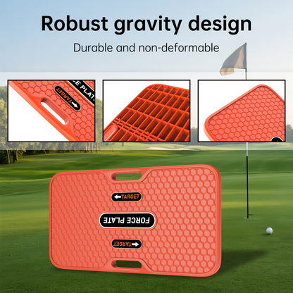 Golf Swing Trainer Balance Board with Weight Transfer Pressure Plate – Beginner Practice Aid for Swing Mechanics