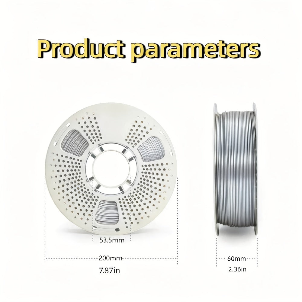 3D Printer Filament PETG 1.75mm 1kg Open-Rim Spool with Nine Solid, Metallic and Transparent Options