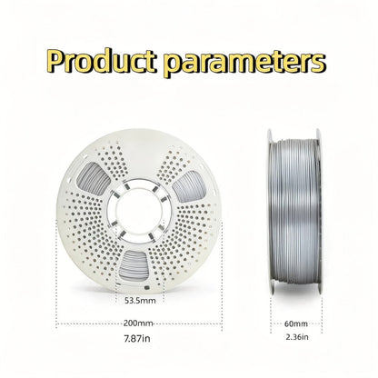 3D Printer Filament PETG 1.75mm 1kg Open-Rim Spool with Nine Solid, Metallic and Transparent Options