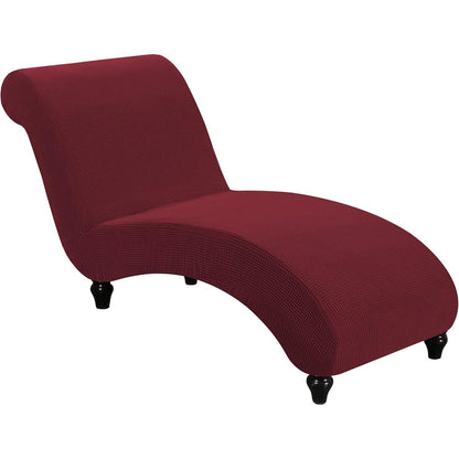 Chaise Lounge Cover Stretch Slipcover Jacquard Fabric Chair Sofa Protector for Living Room Bedroom Multi-Color