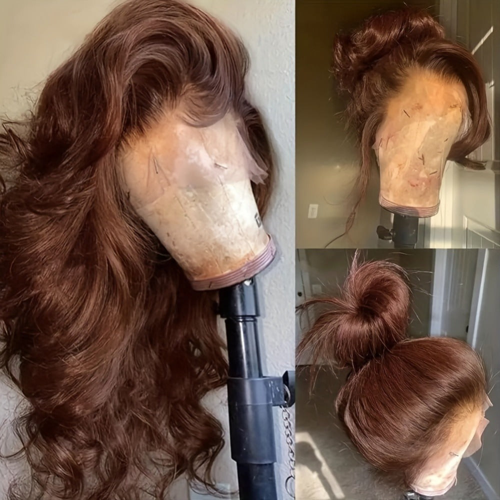Synthetic Wig Glueless Lace Front Body Wave, in 26- and 34-Inch Options for Parties with Model-Specific Color, Length and Cap Options