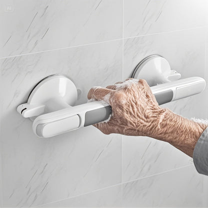 Safety Grab Bar for Seniors - Suction Cup Handrail for Bathroom, Bathtub Rail, Elderly Assist Handle
