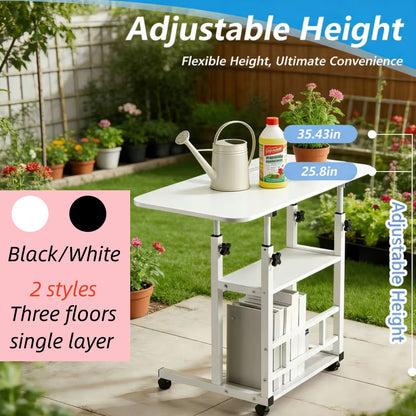 Garden Workbench, Adjustable Metal Potting Table Patio Outdoor Indoor for Garden, Patio and Yard Use