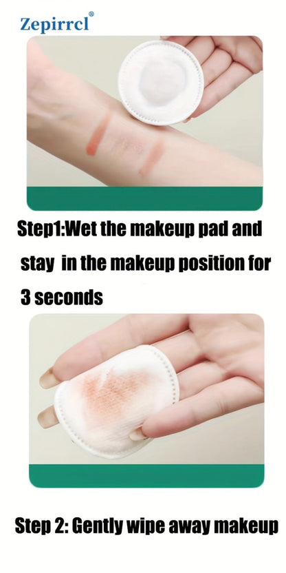 Cotton Rounds Makeup Remover Pads 600pcs – Soft Lint-Free Disposable Facial Cleansing Pads for All Skin Types, Toner Application