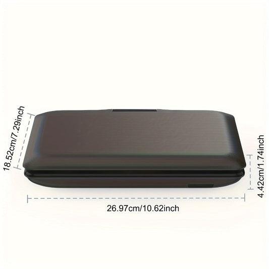 9 Inch Portable DVD Player for Kids Car Travel, Rechargeable Battery, Region Free, Dual Speakers
