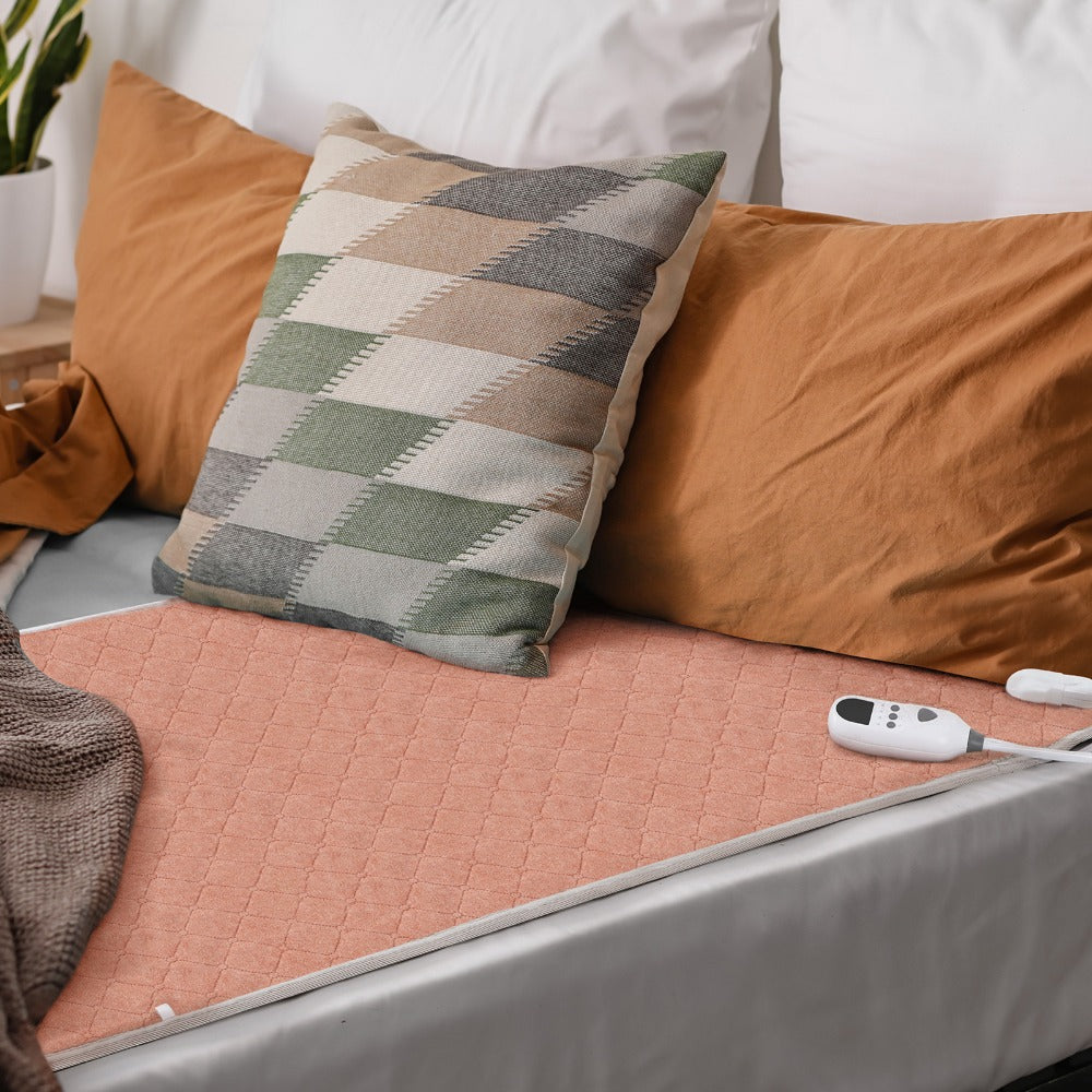 Electric Mattress Pad Heated Bed Warmer 63"x31" - 9 Heat Settings, 4 Auto Shutoff Modes, Rapid Warming