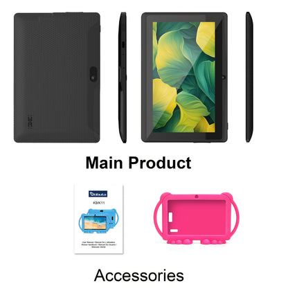 Tibuta 7 Inch Android 12 Kids Tablet, 32GB ROM, 4GB RAM, 2.4G WiFi, GMS, Eye Protection Display, Parental Control