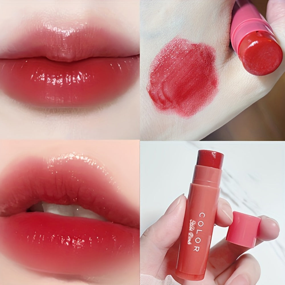 Glossy Lipstick Set 3 Pack for Women, Nourishing Formula, Lip Liner Effect, Buildable Color All Skin Tones