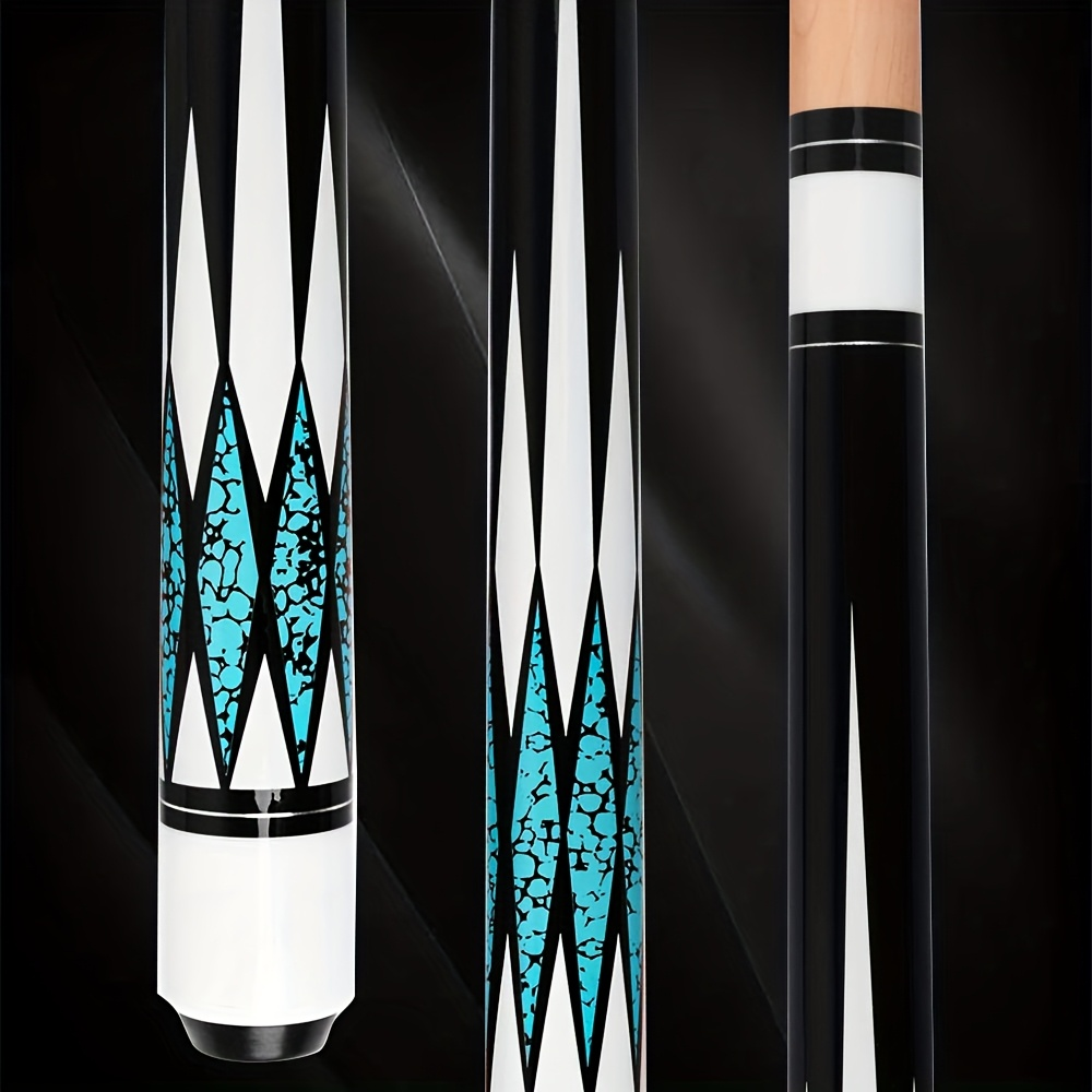 58-Inch Maple Pool Cue with 13mm Tip, Diamond-Style Graphics and Five Colors or Combination Set