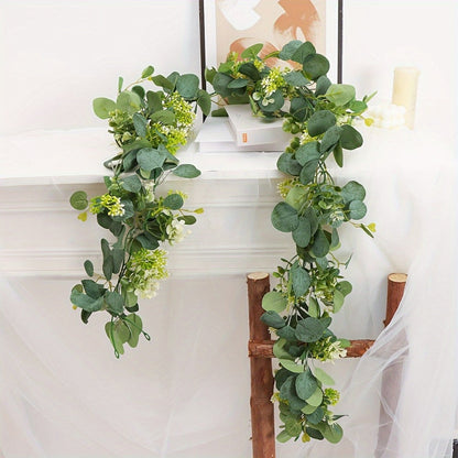 Artificial Ivy Leaves 100pcs Real Touch Faux Greenery Bulk, Realistic Plastic Willow Leaf for Wedding Home Decor DIY Wreaths Party Outdoor
