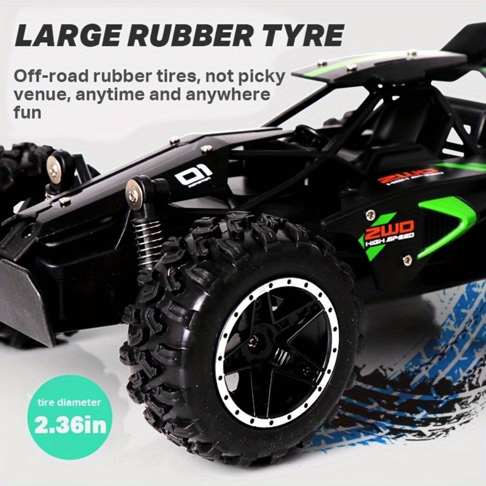 Remote Control Car, 1:18 Scale SUV with 15KM/H Source Speed, 2.4GHz Control, USB Charging and Large Tires