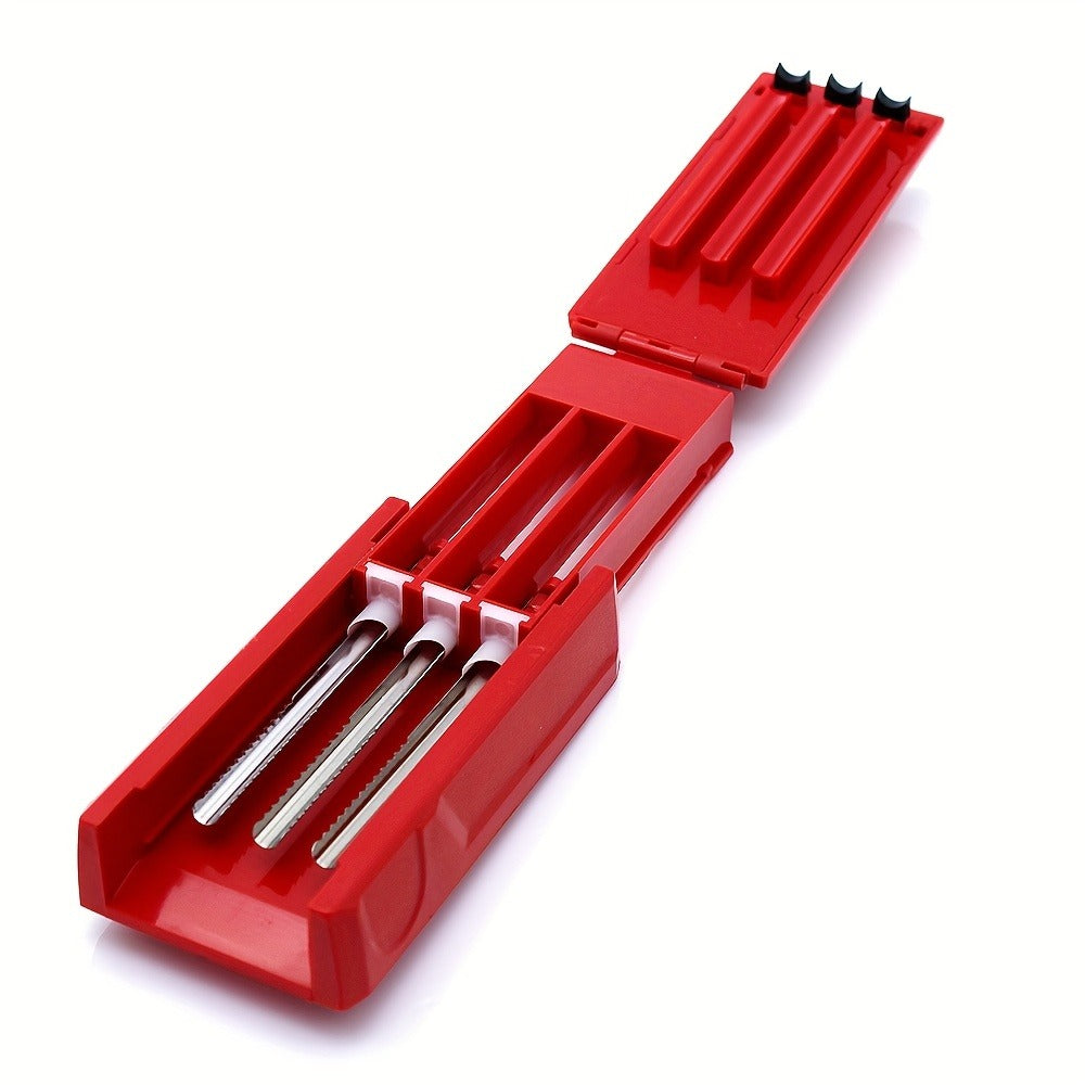 Manual Cigarette Rolling Machine 3-Tube Filler, Portable Durable Plastic Cigarette Roller for Entryways, Bedrooms and Living Spaces