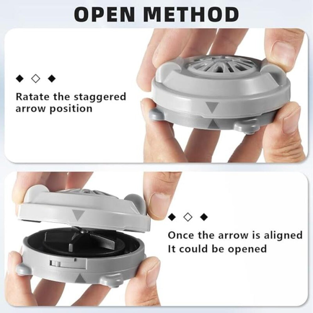 Magnetic Pipeless Jet Head Motor Replacement for Pedicure Spa Chair, Rotating Jet with Propeller & Cap