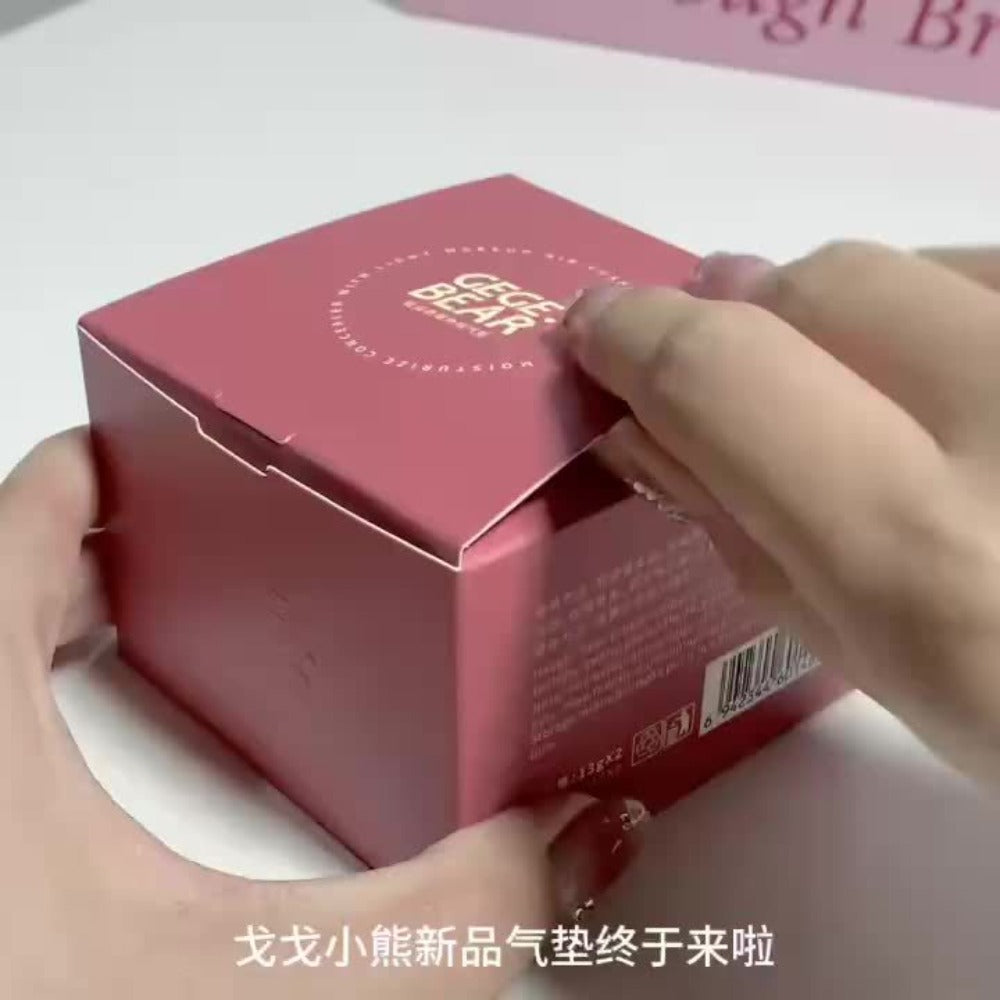 Oil Control Cushion BB Foundation with Replacement Core, Waterproof Sweatproof Invisible Pore Coverage