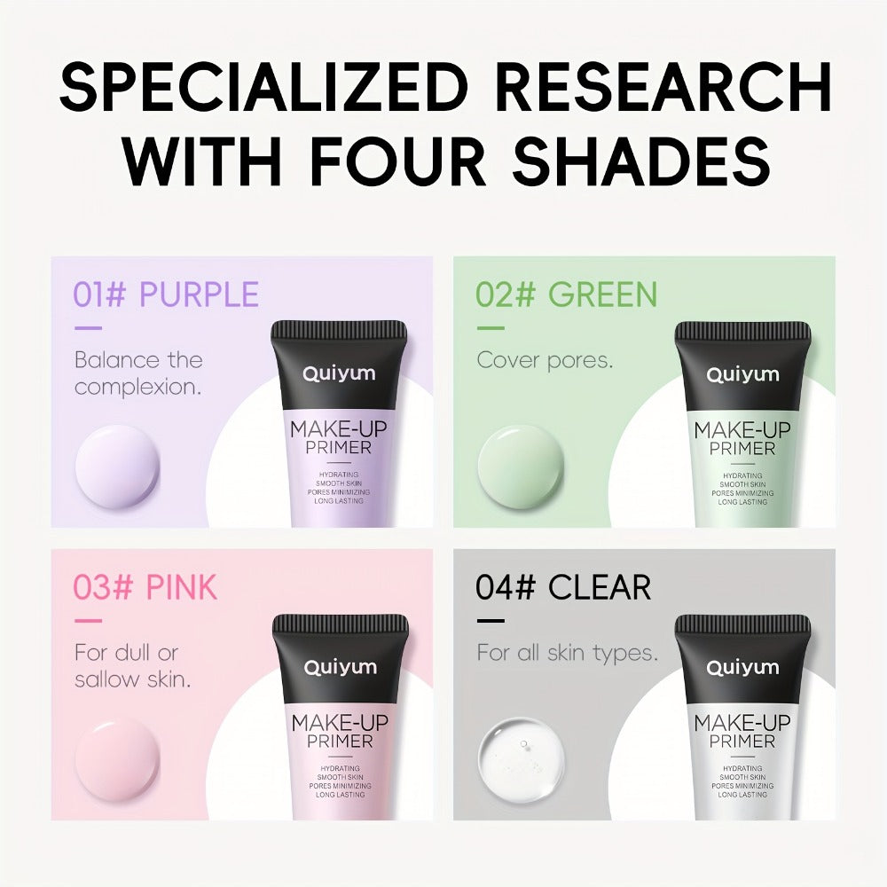 Face Primer Set 2 Pcs Pore Minimizing Oil Control, Smoothing Lightweight Matte Makeup Base for Flawless Foundation