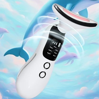 7-in-1 Neck Beauty Device with Base – Multi-Functional Skincare Tool, USB Rechargeable, Anti-Aging Neck Firming & Lifting