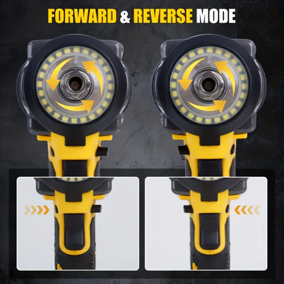 Brushless Impact Wrench for Dewalt 20V Battery - 1/2 Inch -Ft High Torque Electric Impact Gun, 3300 RPM for Cars & Home Use