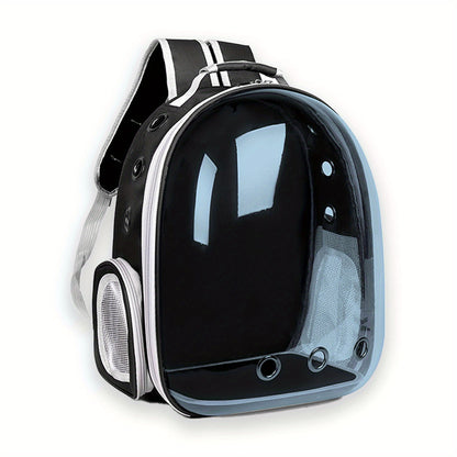 Cat Carrier Backpack Transparent Space Capsule – Portable Breathable Pet Travel Bag for Cats & Small Dogs