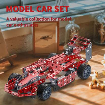 STEM Building Kit Model Car 283-287 Pcs Motorized Assembly Vehicle Toy with Tires & Openable Hood