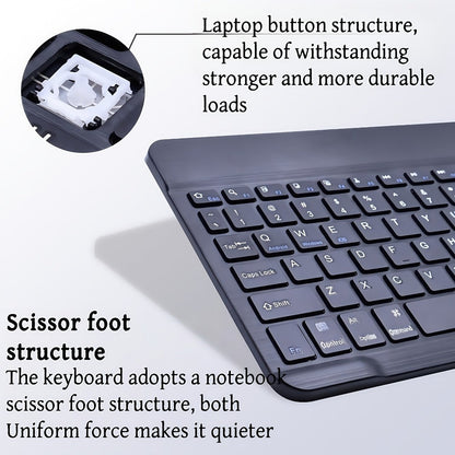 RGB Backlit Keyboard and Mouse Combo 7 Color LED, Ultra-Thin Scissor Keys Quiet Wired Set for PC Desktop Laptop
