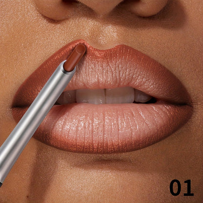 Precise Lip Liner Pencil 11 Shades Matte Waterproof Non-Fading Smooth Glide Long-Lasting All Day Wear Lip Outliner for Fuller Lips All Skin
