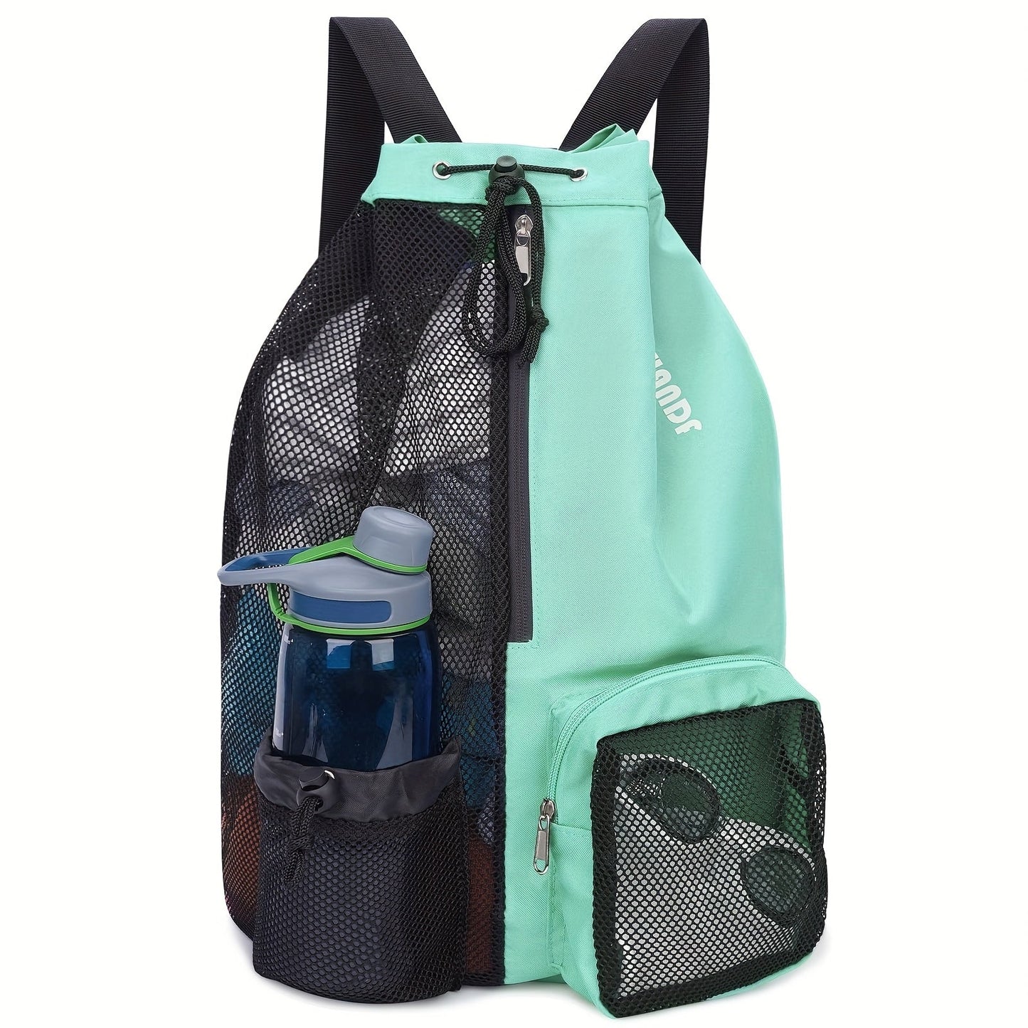 Mesh Drawstring Swim Bag – Quick-Dry Sports Backpack with Wet Pocket for Swimming, Gym & Beach, Lightweight Travel Bag for Women & Men