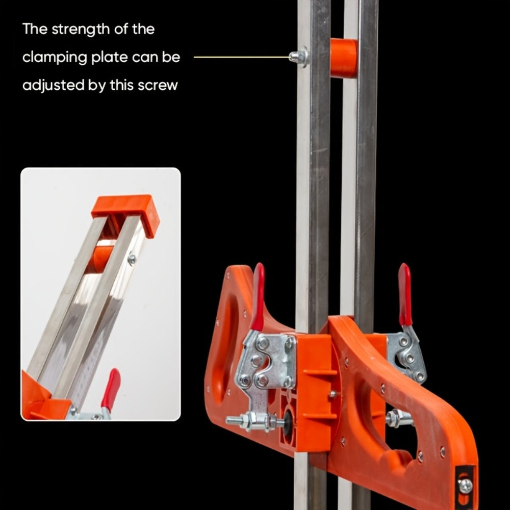 Drywall Scoring Knife 23-Wheel Foldable Gypsum Board Cutter with Adjustable Guide & Handle