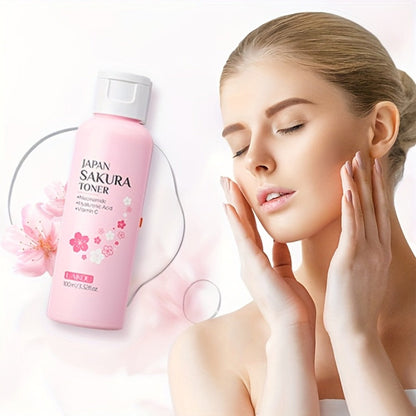 30-Piece Sakura Skincare Gift Set with Pink Face-Care Assortment, Mask Packets, Pouch and Routine Accessories