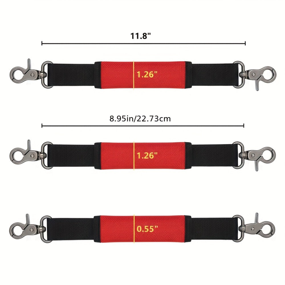 Red Handle Strap for JBL Xtreme / Xtreme 2 / 3 / 4 / 5 Portable Bluetooth Speaker, Detachable Replacement Carrying Strap