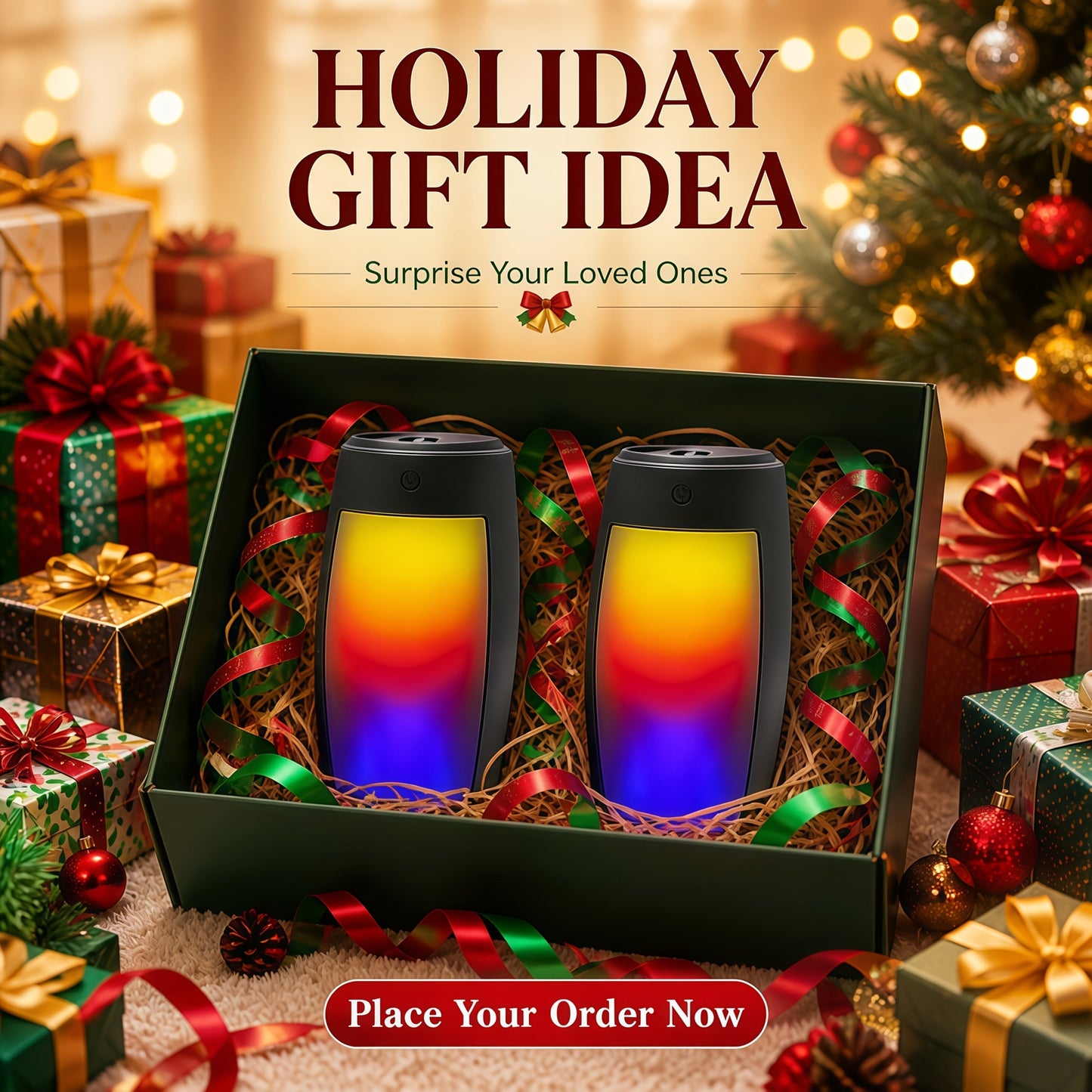 Portable Bluetooth Speaker Triangular Rechargeable Model with Subwoofer and Six available choices Options