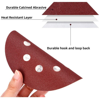 5 Inch Sandpaper 94 Pcs – 8-Hole Hook & Loop Sanding Discs, Assorted Grits 80/180/240/320/400/800/1000/1500/2000/3000