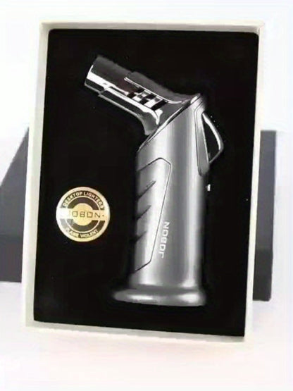 Butane Torch Lighter Gift Set 2500°F, Refillable with Safety Lock & Adjustable Flame for Home Cooking, Dining and Outdoor Meals