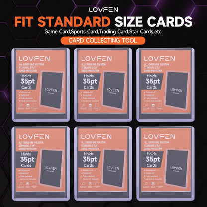 Hard Plastic Top Loaders 3x4 Baseball Card Cases, Trading Card Holders for Sports Cards Football Basketball MTG Pokemon