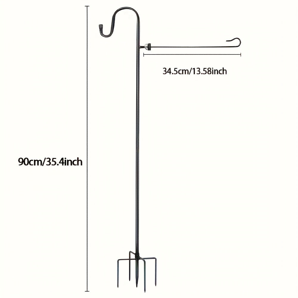 Garden Flag Holder | Heavy Duty Shepherd Hook Adjustable Rust Resistant