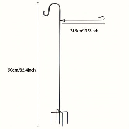 Garden Flag Holder | Heavy Duty Shepherd Hook Adjustable Rust Resistant