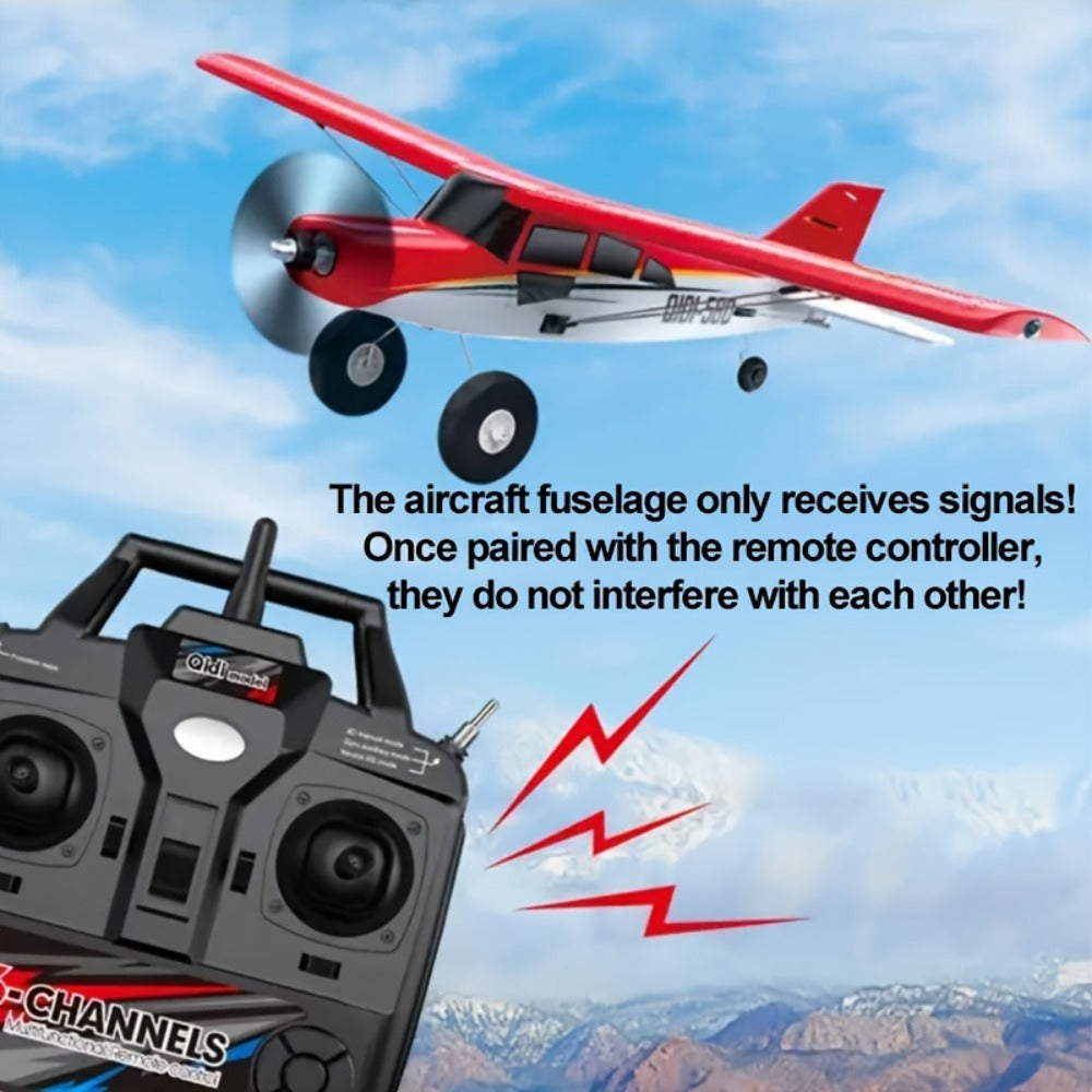 RC Airplane QIDI560 M7 Brushless Fixed Wing, 6-Channel 6-Axis Gyro Remote Control Plane with 3D Stunts