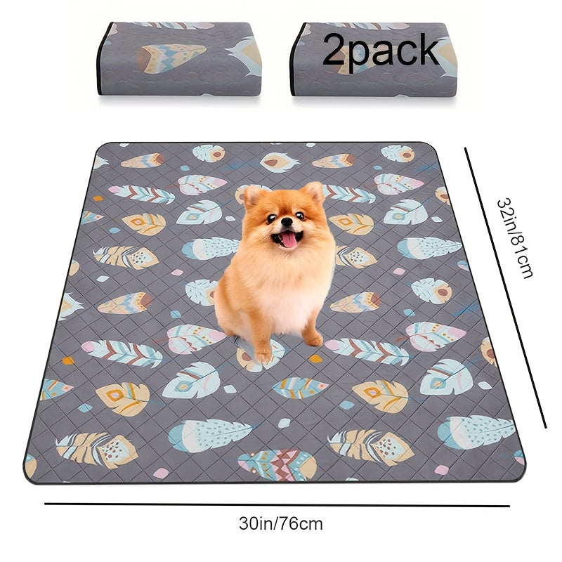 Washable Pee Pads for Dogs – Ultra-Absorbent Reusable Puppy Training Pads, Leak-Proof & Non-Slip Whelping Pads for Playpen