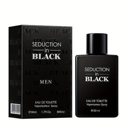 Woody Cologne for Men Long Lasting Eau de Toilette 50ml Propylene-Free Masculine EDT Spray Sensitive Skin Safe Daily Dates Gym Travel Office