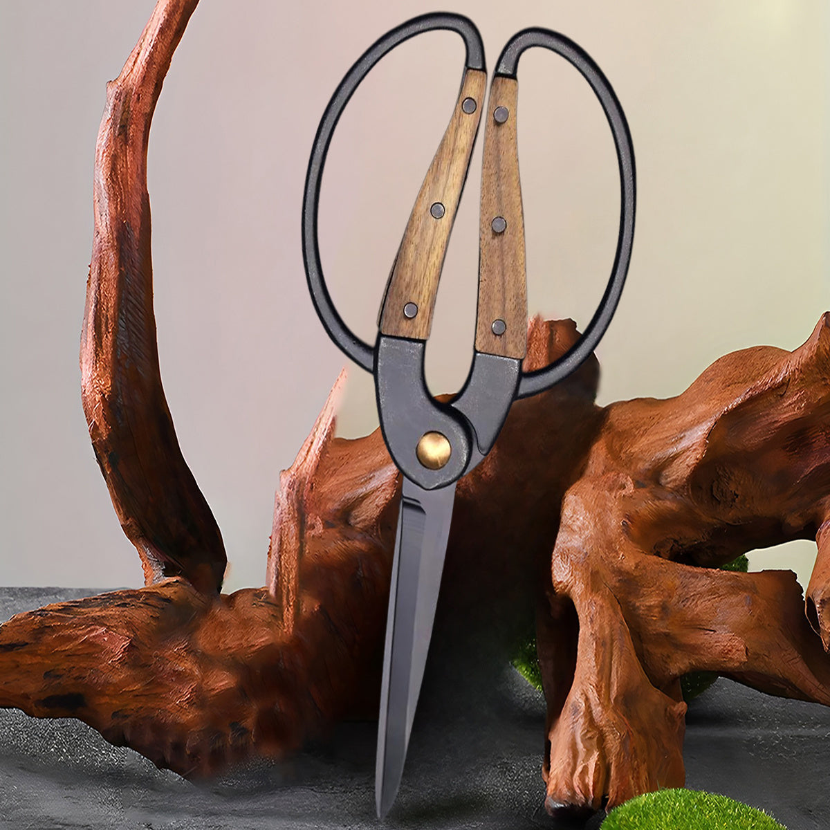 Garden Pruning Shears 2-Pack – High Carbon Steel Branch Cutter for Fruit Trees, Bonsai Plant Trimmer, Orchard Shrub Secateurs & Grafting