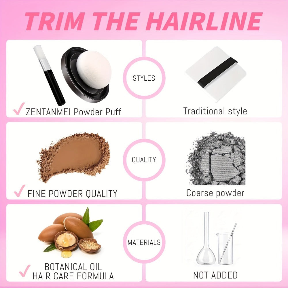 Hair Loss Cover Powder Hairline Concealer for Thinning Hair & Bald Spots – Volumizing Root Touch Up Scalp Powder