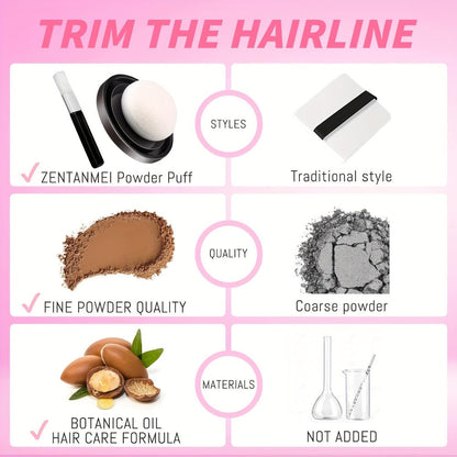 Hair Loss Cover Powder Hairline Concealer for Thinning Hair & Bald Spots – Volumizing Root Touch Up Scalp Powder