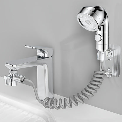 Faucet Extender Pull-Out Retractable Showerhead for Washbasin - Hot & Cold Compatible Hair Washing Sink Sprayer