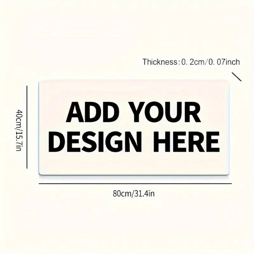 Custom Photo Mouse Pad Large Personalized Desk Mat Print Your Own Image or Text Base Extended for an Everyday Personal Care Routine