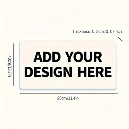 Custom Photo Mouse Pad Large Personalized Desk Mat Print Your Own Image or Text Base Extended for an Everyday Personal Care Routine