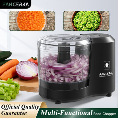 Electric Vegetable Chopper Food Processor - Mini Electric Food Chopper Blender for Kitchen, Baby Food Maker