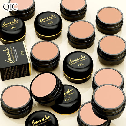 Concealer Cream Set 2pcs Full Coverage – Waterproof Matte Finish, Plant-Based Squalane, Buildable Coverage for Dark Spots