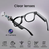 AI Smart Glasses - Transparent Lenses